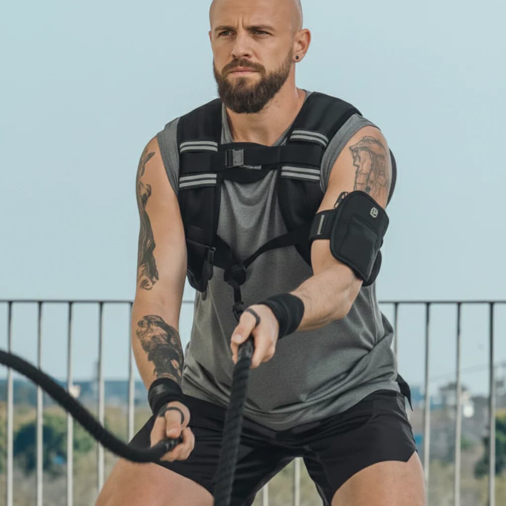 Soul Stride weighted vest showing the missing link in your training